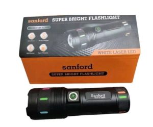 High Power Super Bright Flashlight 3.7V 30000mAh